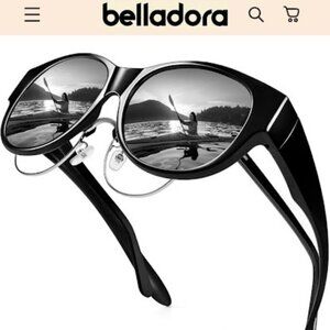 NEW! AURORA FITOVERS BY BELLADORA - Black Frames with Black Lenses